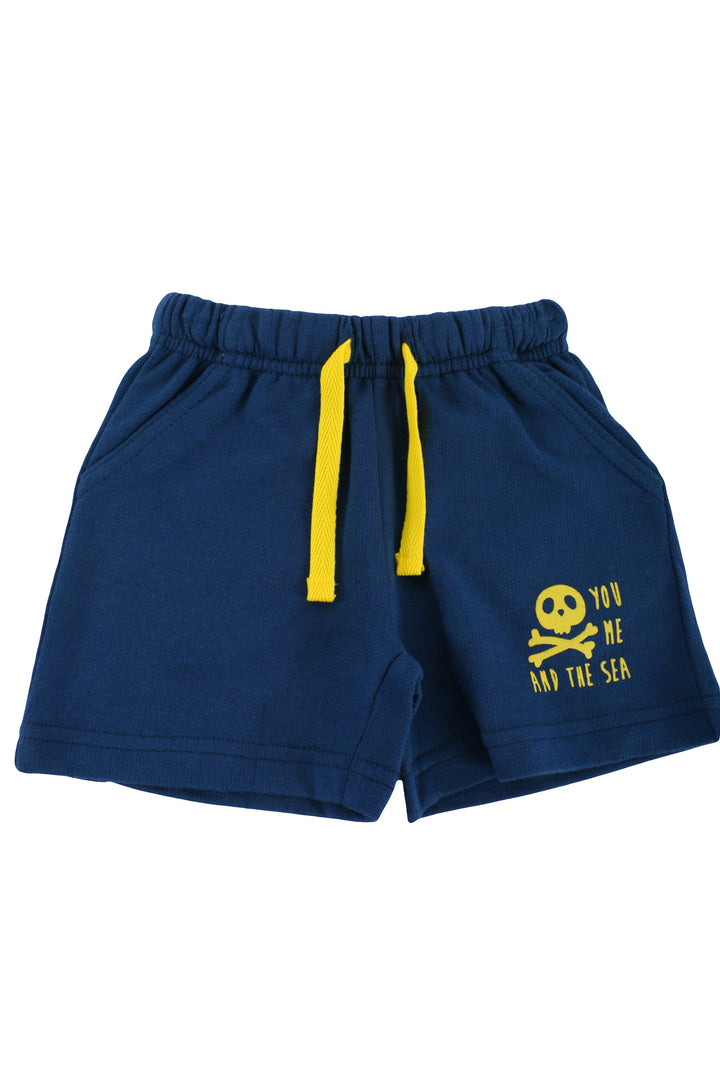 White, Navy Blue and Yellow Boys Set