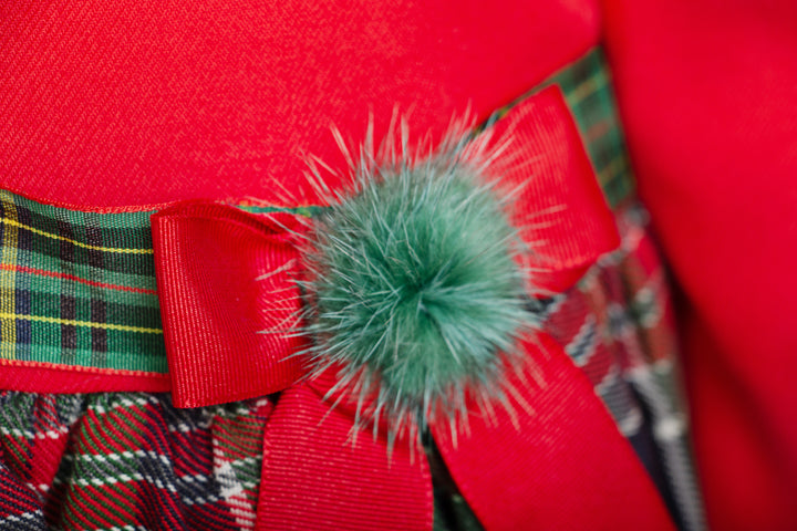 Red and Green Dress