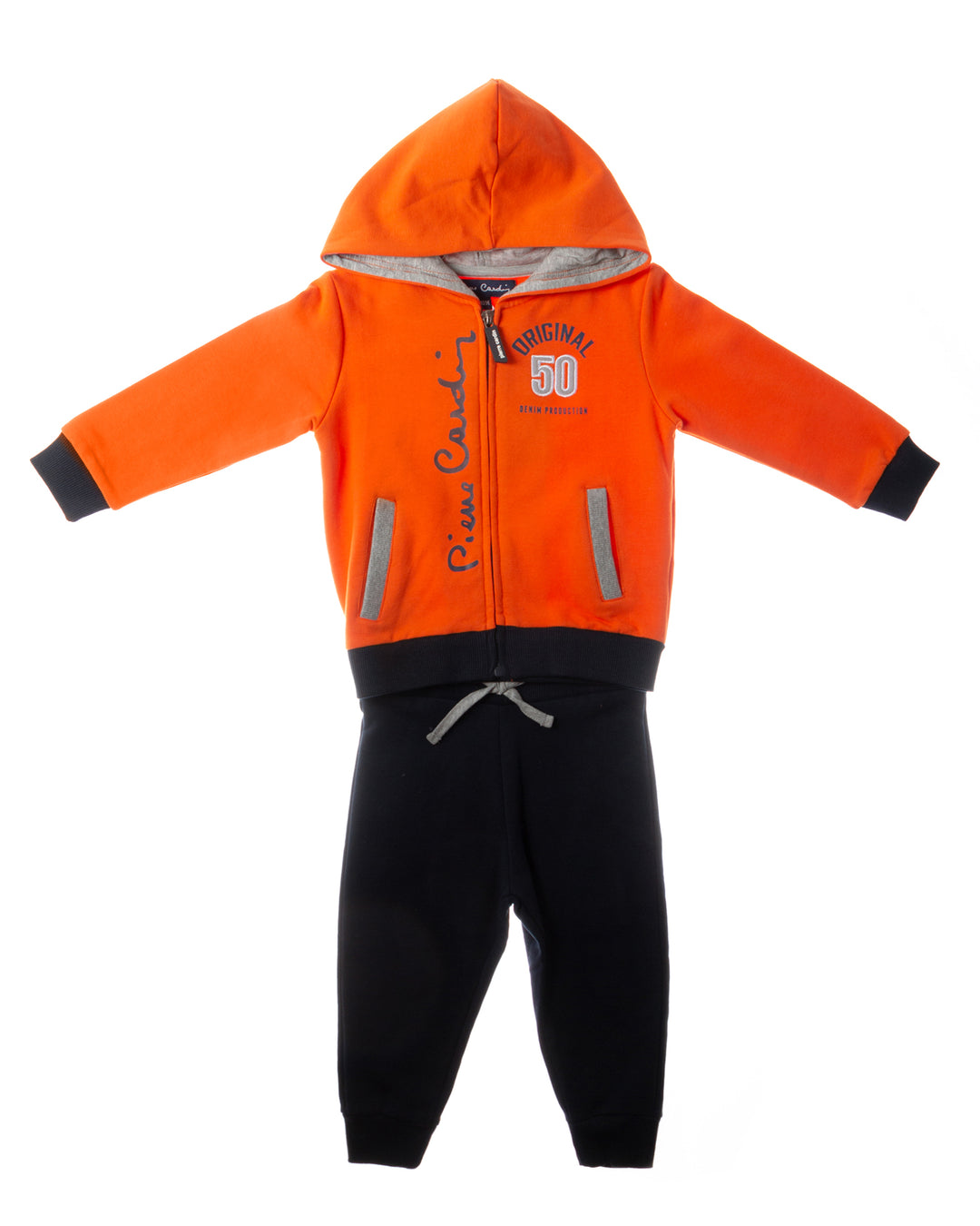 Orange and Black Training  Suit