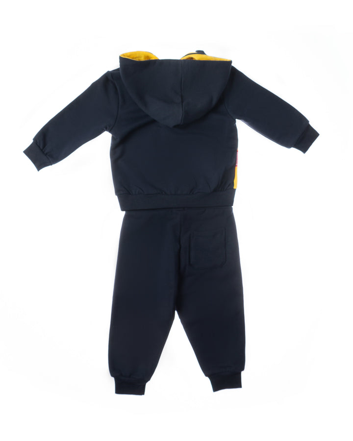 Yellow and Navy Blue Training Suit