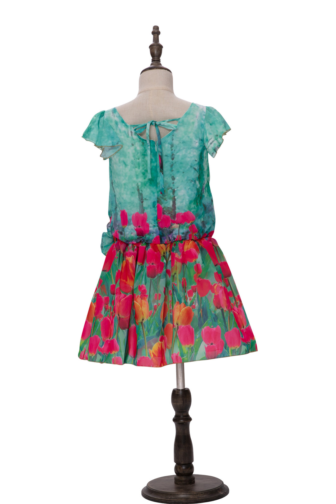 Green Floral Dress