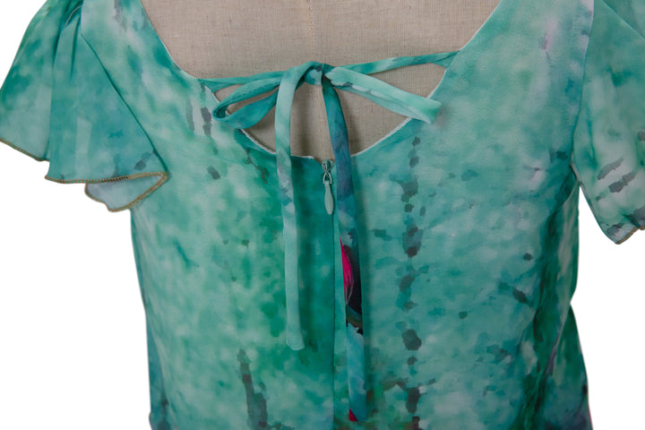 Green Floral Dress