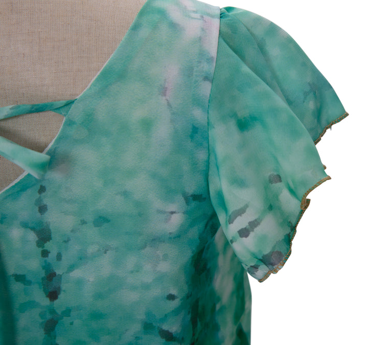 Green Floral Dress