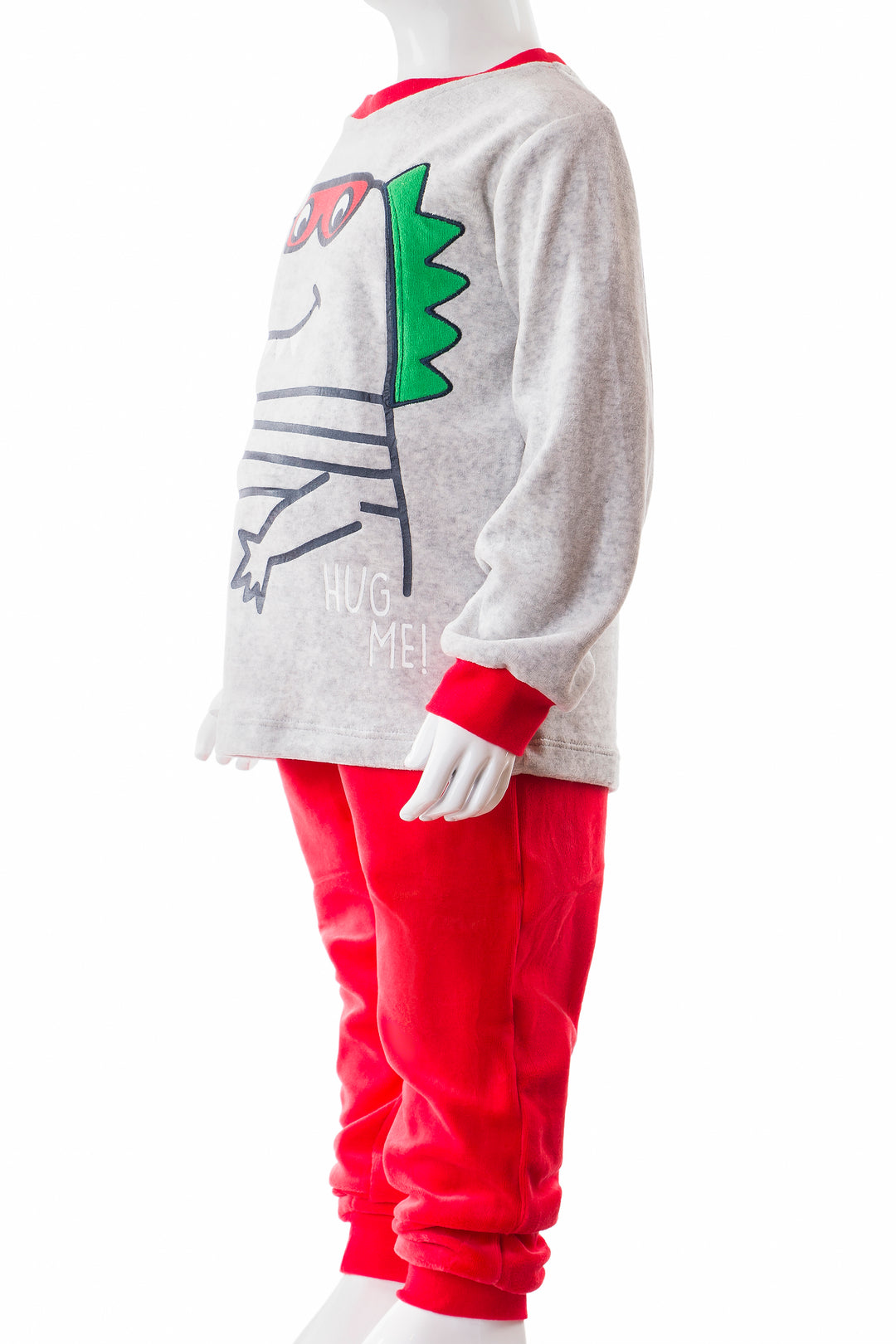 Grey and Red Pyjama