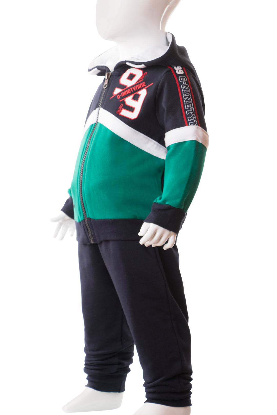 Green and Navy Blue Training Suit