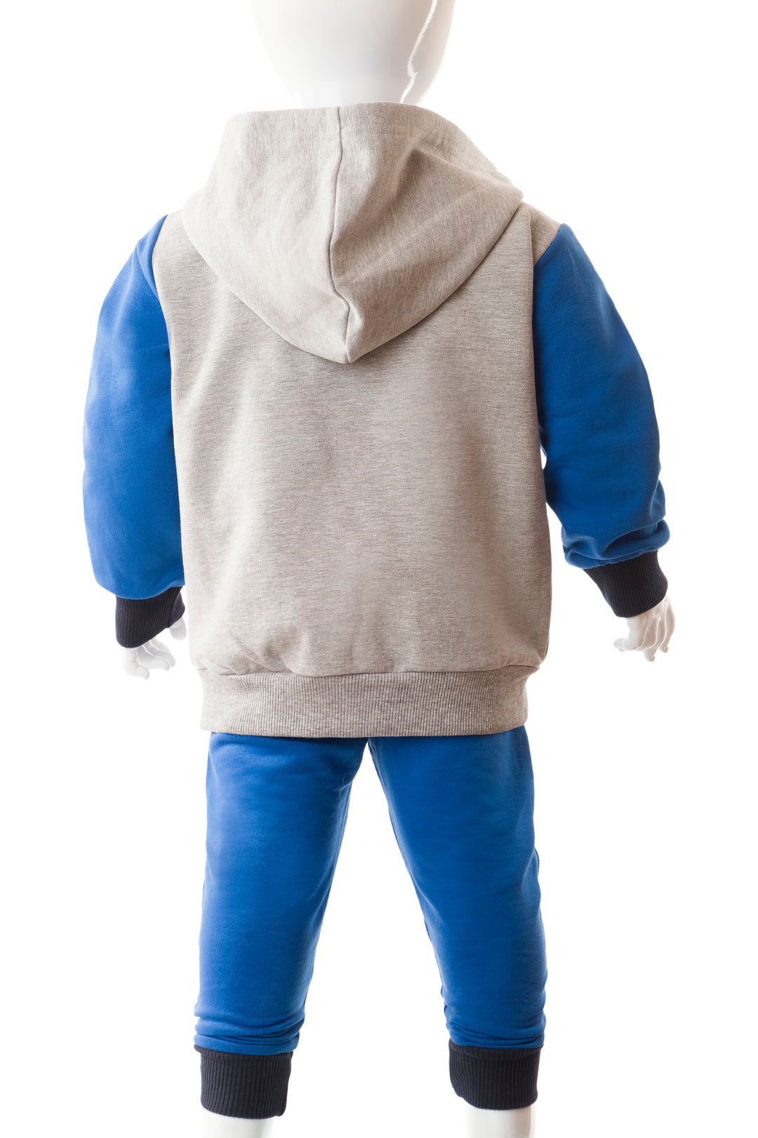 Grey and Blue Training Suit
