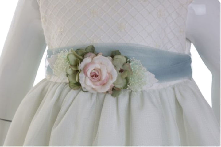 GREEN BABY DRESS