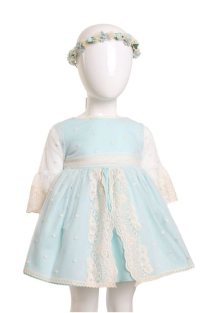 GREEN-L DRESS WITH OUT TAJ