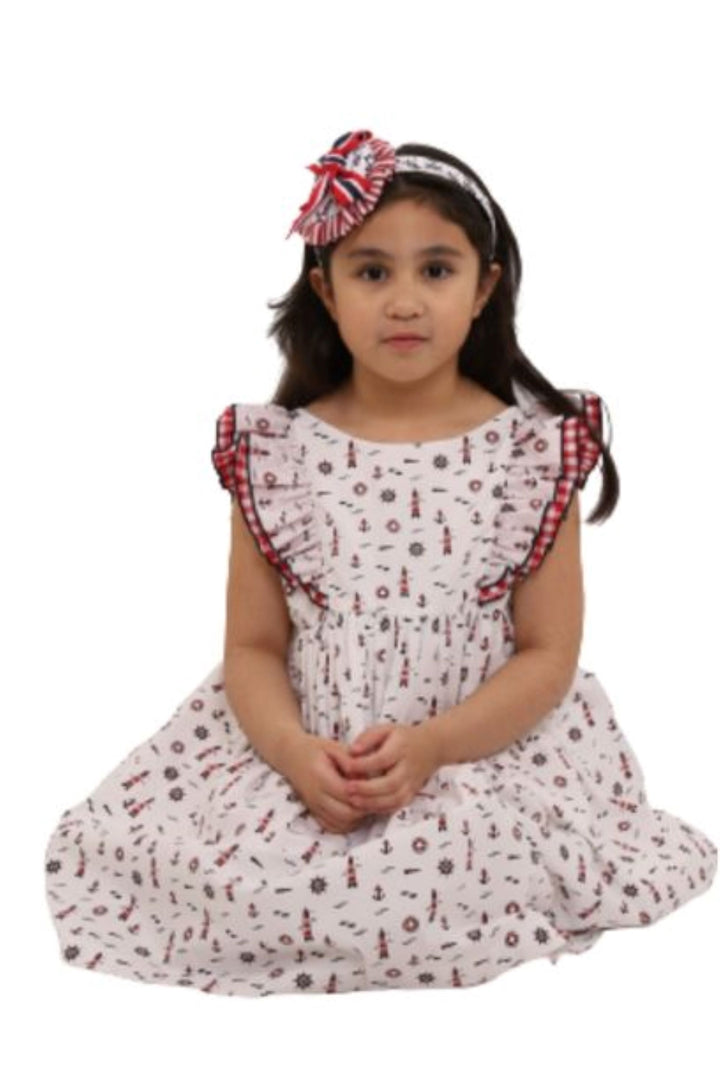 WHITE DRESS WITH OUT TAJ