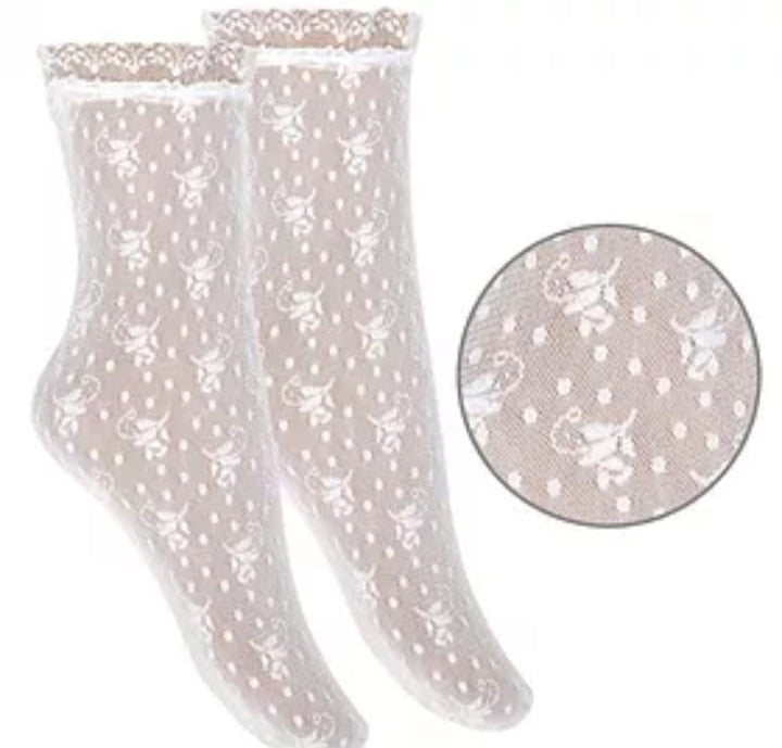 Lace White Socks