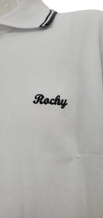 White Polo Shirt - Long Sleeve