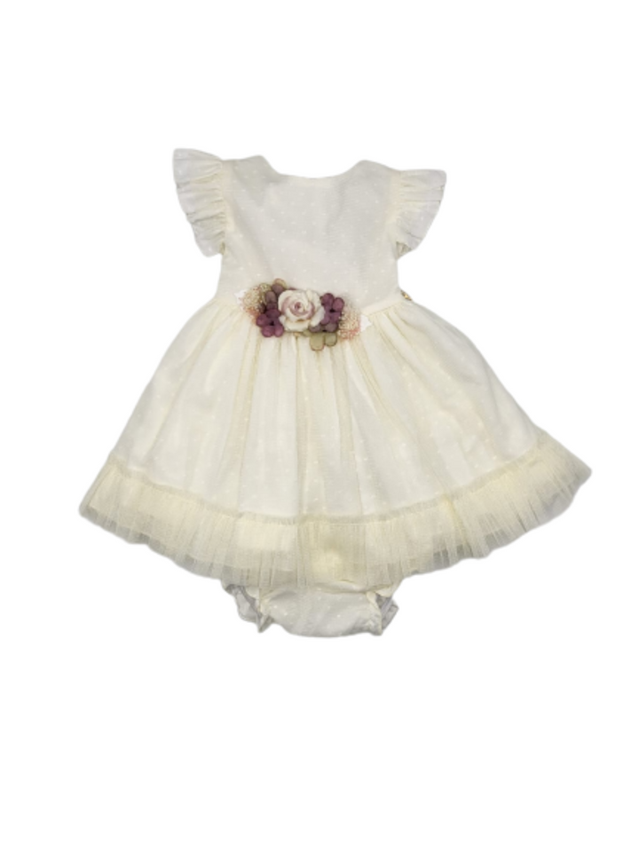 BEIGE BABY DRESS