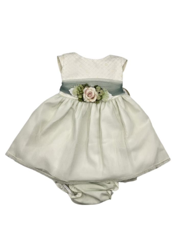 GREEN BABY DRESS