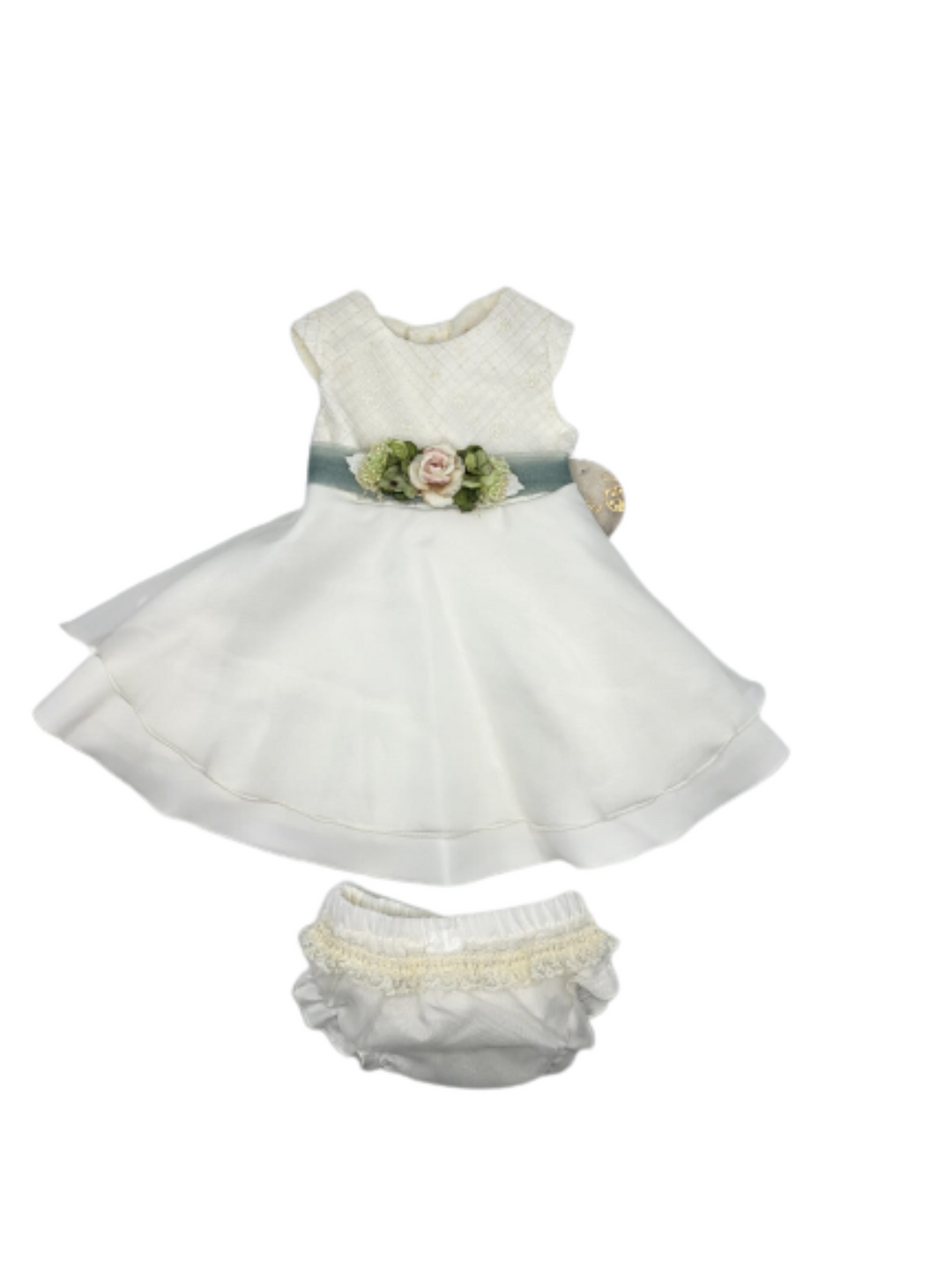 GREEN BABY DRESS