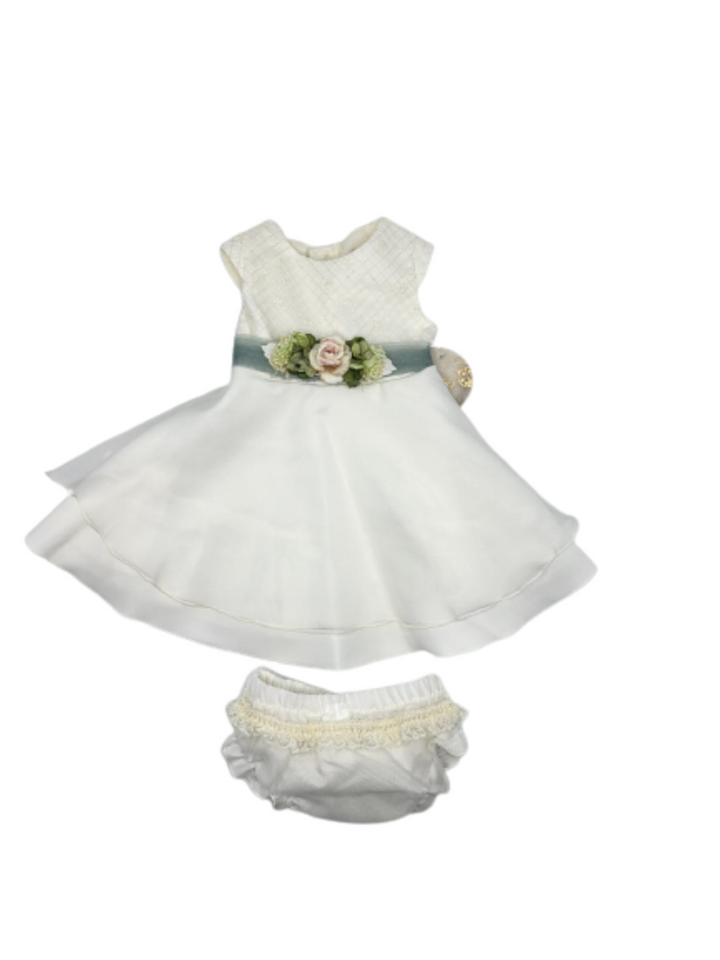 GREEN BABY DRESS