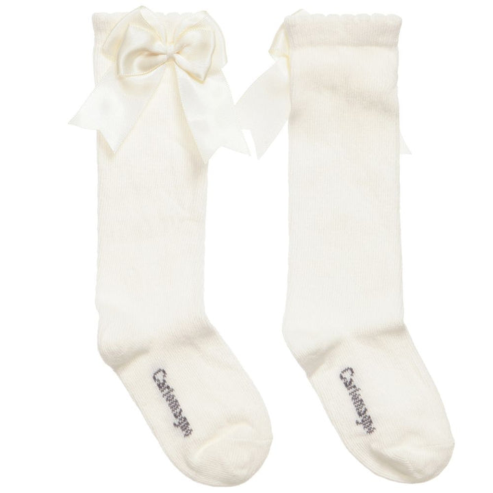 Beige Long Socks
