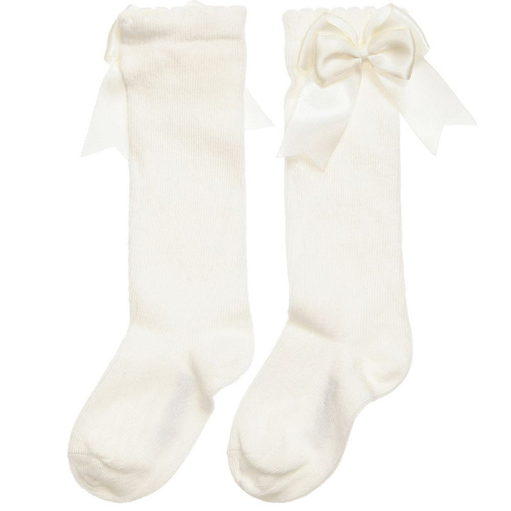 Beige Long Socks