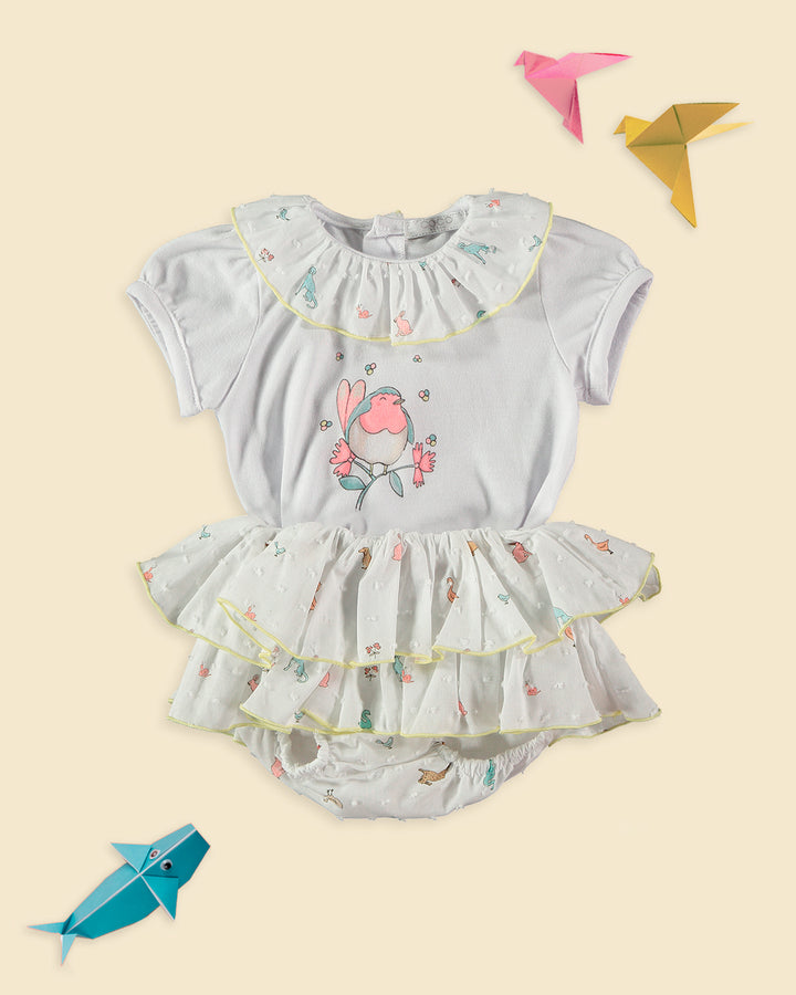 WHITE BABY GIRLS SET