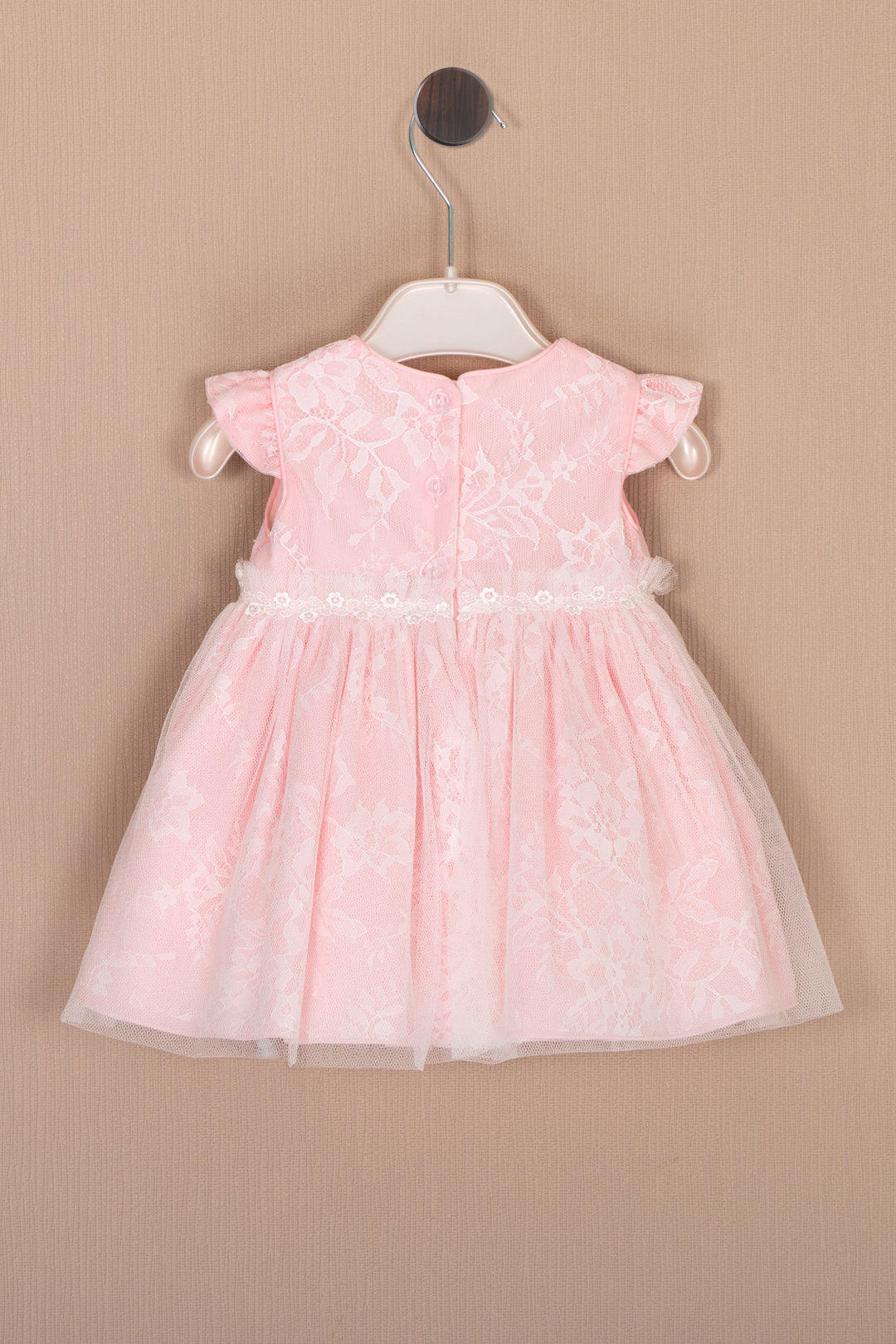 baby pink lace dress