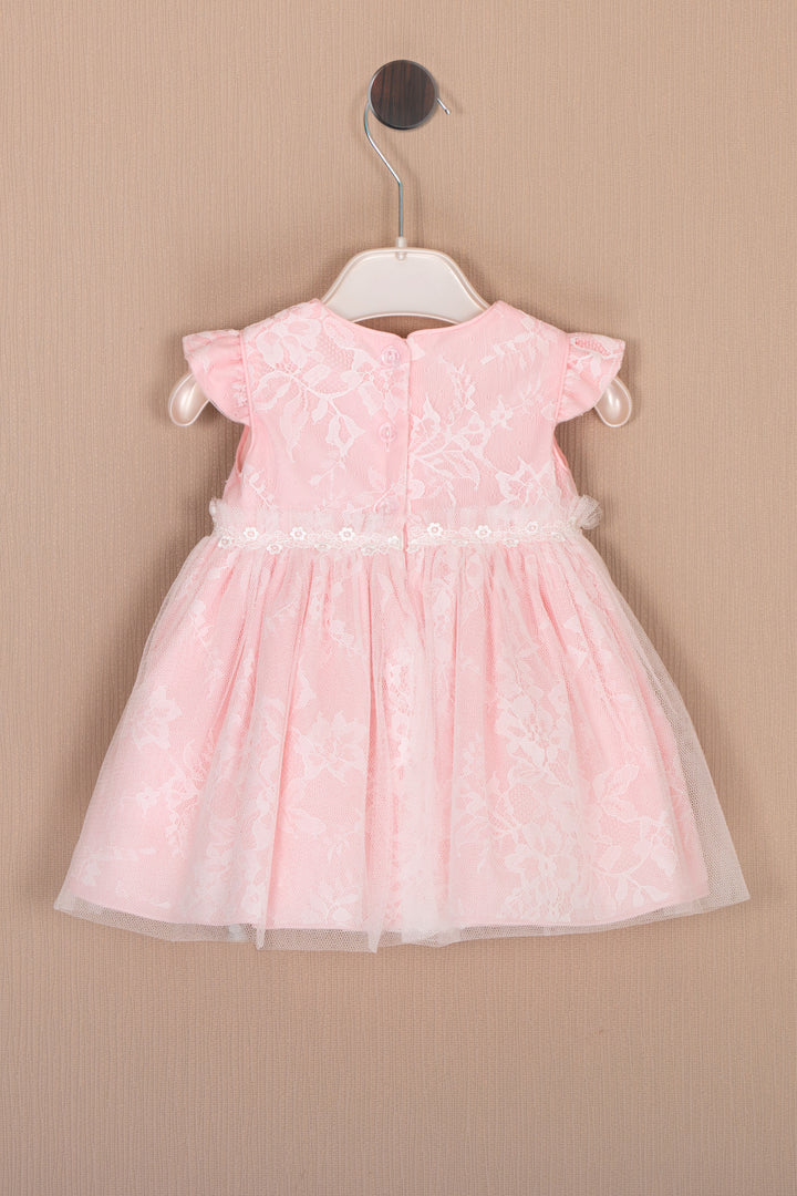 baby pink lace dress